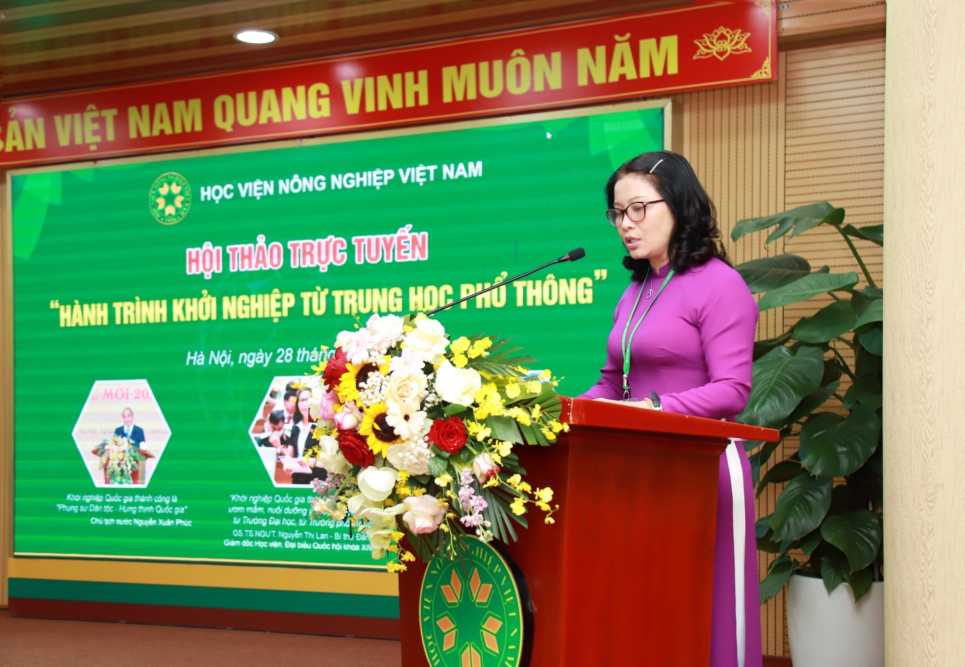 Cuộc thi ý tưởng "Sáng tạo khởi nghiệp VNUA 2022" dành cho học sinh THPT.